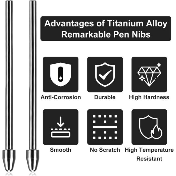2PCS Pen Tips Titanium for Kindle Scribe Stylus Pen - Image 2