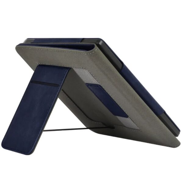 Leather Cover with Hand Strap Stand Card Slot for Kobo libra - Image 3