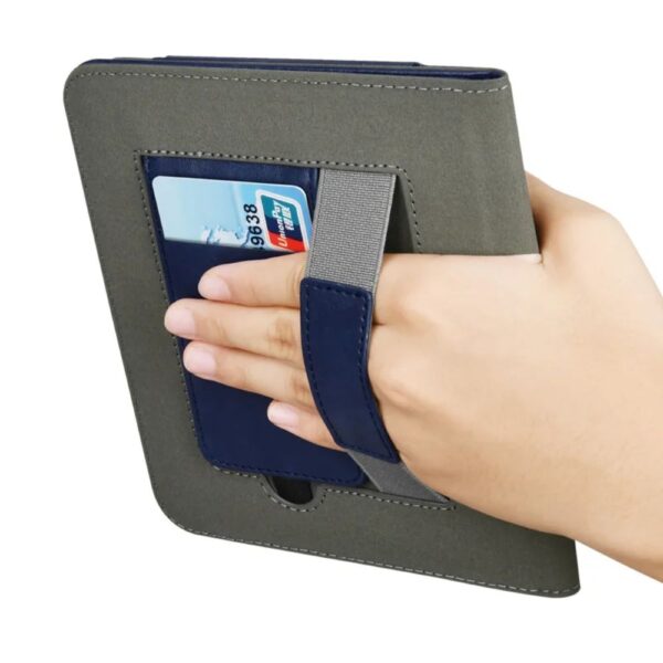 Leather Cover with Hand Strap Stand Card Slot for Kobo libra - Image 5
