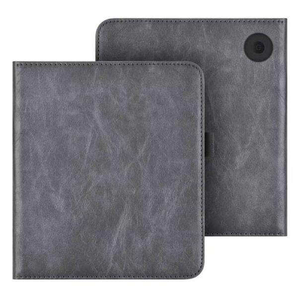 Leather Cover with Hand Strap Stand Card Slot for Kobo libra - Image 6